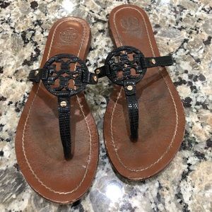 Tory Burch Mini Miller Leather Sandals